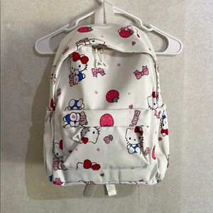Hello Kitty White Backpack